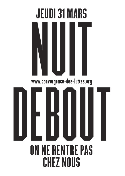 Affiche Nuit Debout ©Sébastien Marchal